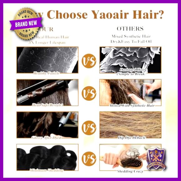 26 Inch Body Wave Human Hair Extensions, 100% Brazilian Virgin Hair main image 4